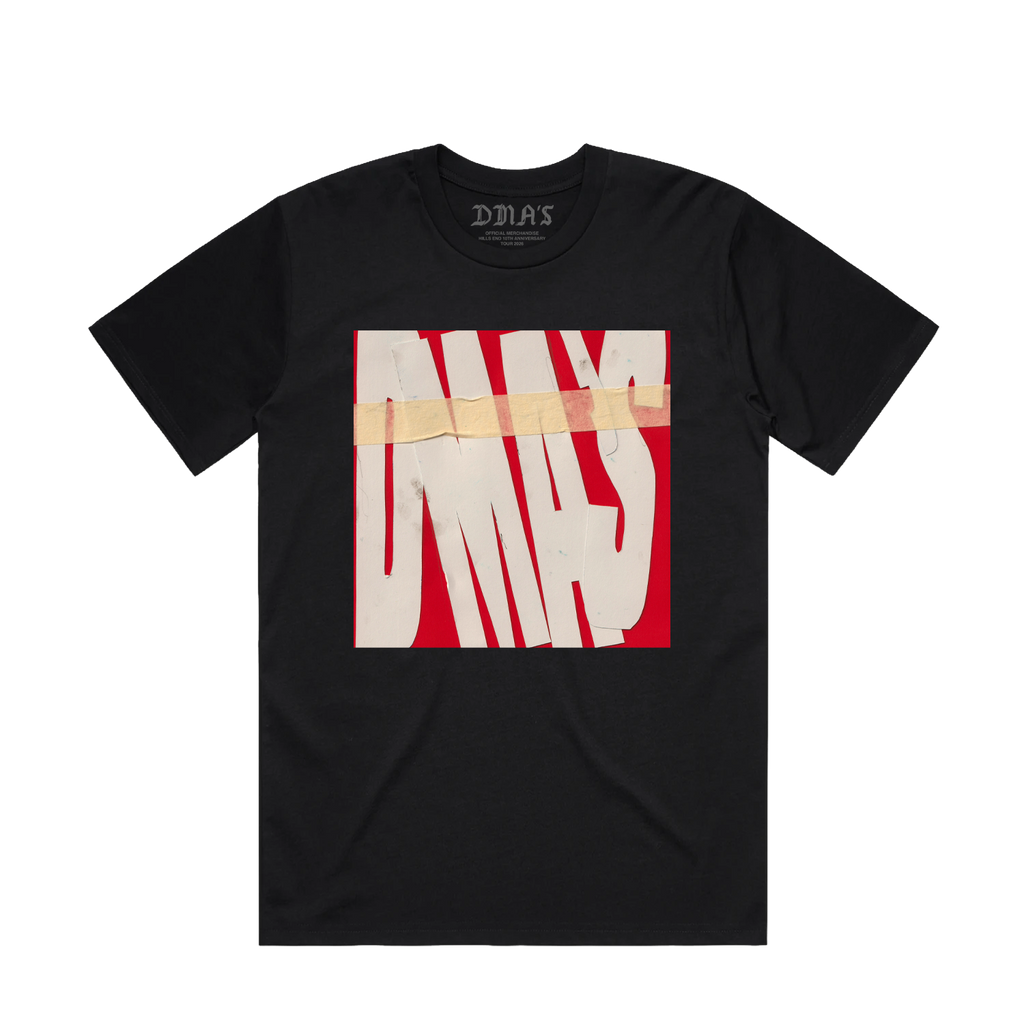 DMA'S ALBUM TEE BLACK + RED VINYL