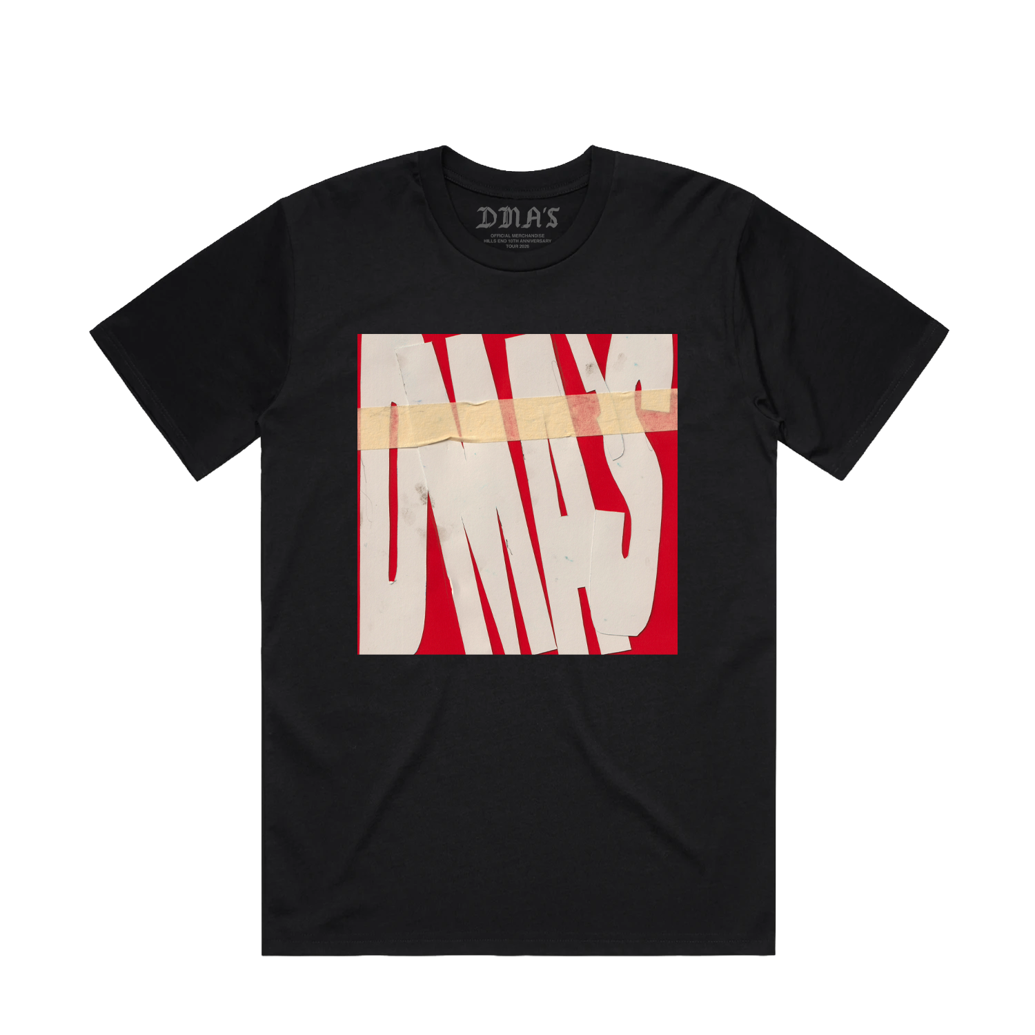 DMA'S ALBUM TEE BLACK + RED VINYL