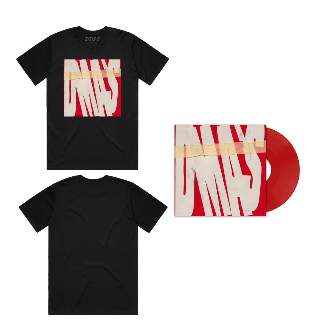DMA'S ALBUM TEE BLACK + RED VINYL