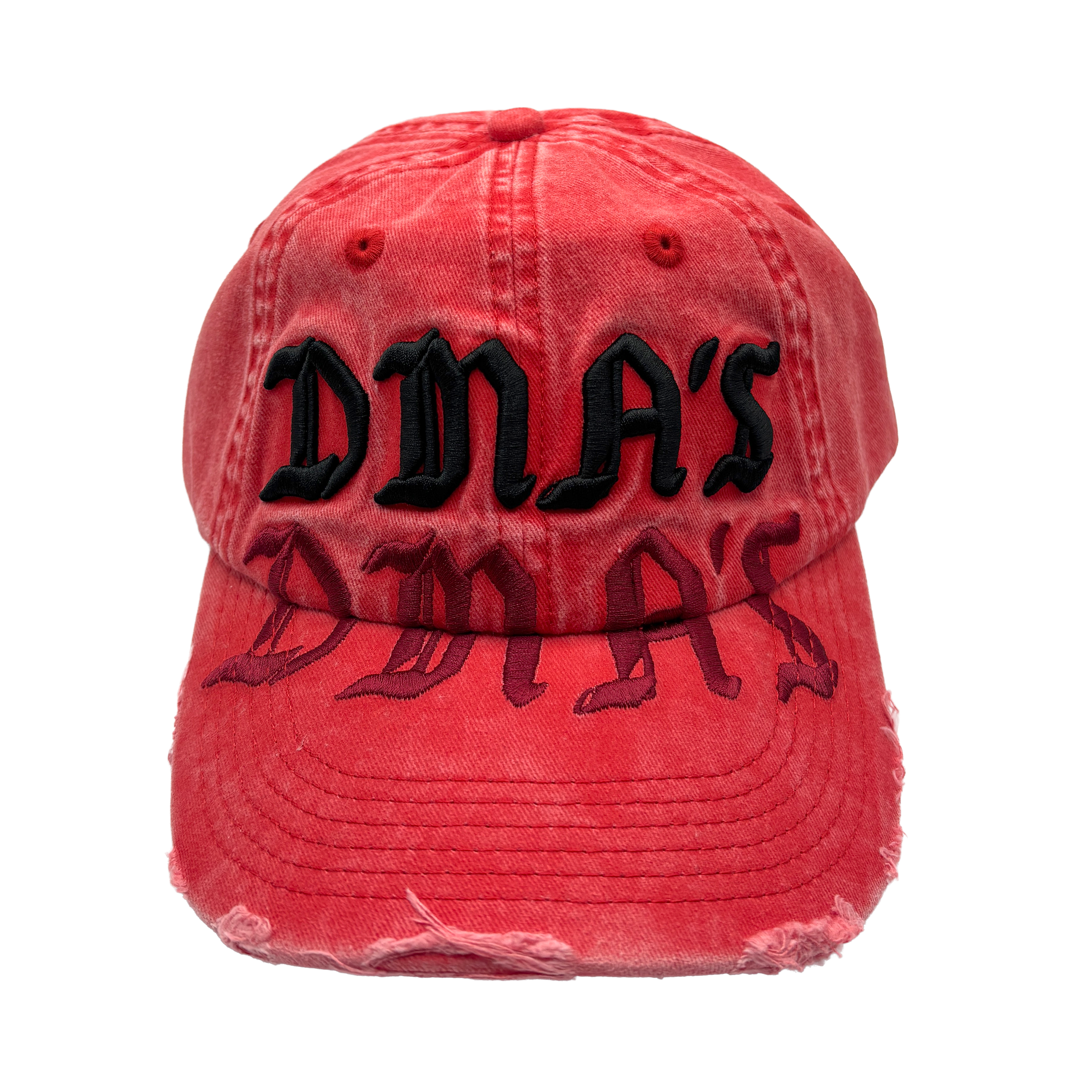 DMA'S RED DISTRESSED CAP