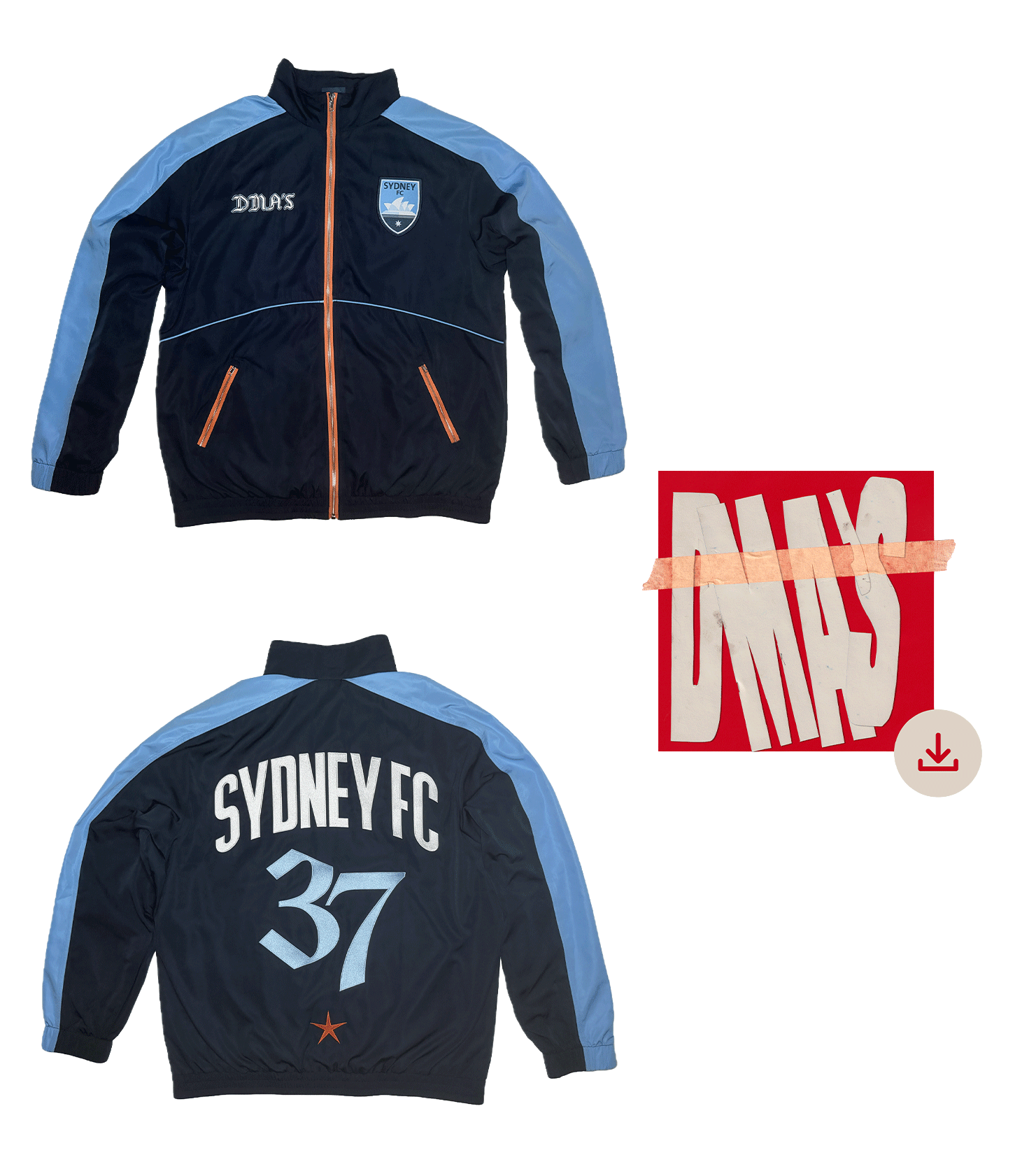 DMA'S x SYDNEY FC TRACK JACKET + DIGITAL DOWNLOAD