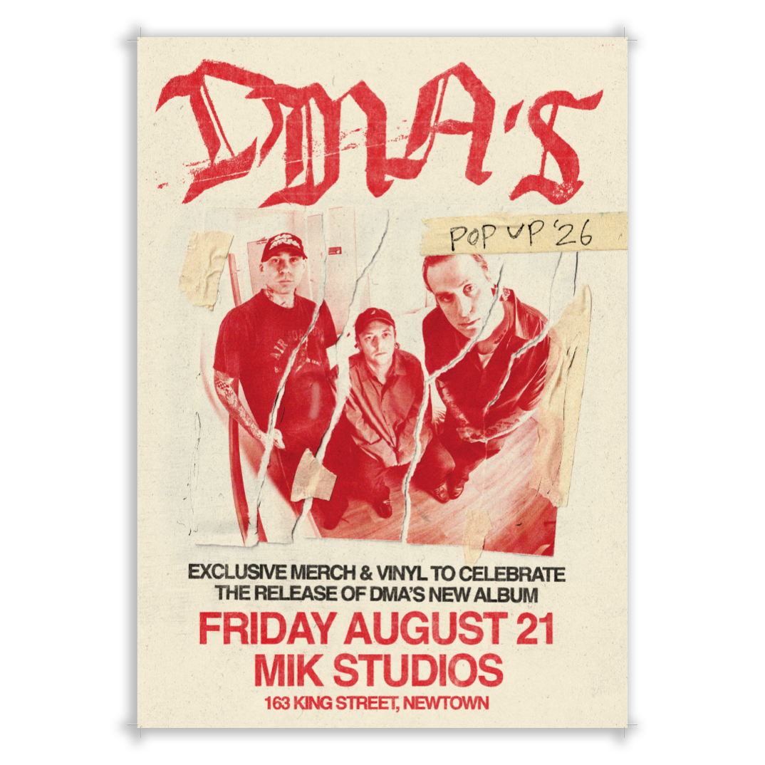 DMA'S NEWTOWN  POP UP SCREENPRINTED POSTER