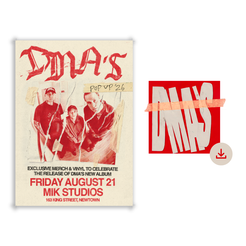 DMA'S NEWTOWN POP UP SCREENPRINTED POSTER + DIGITAL DOWNLOAD