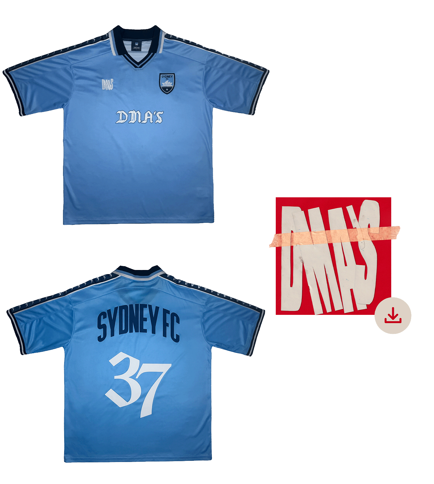 DMA'S x SYDNEY FC JERSEY + DIGITAL DOWNLOAD