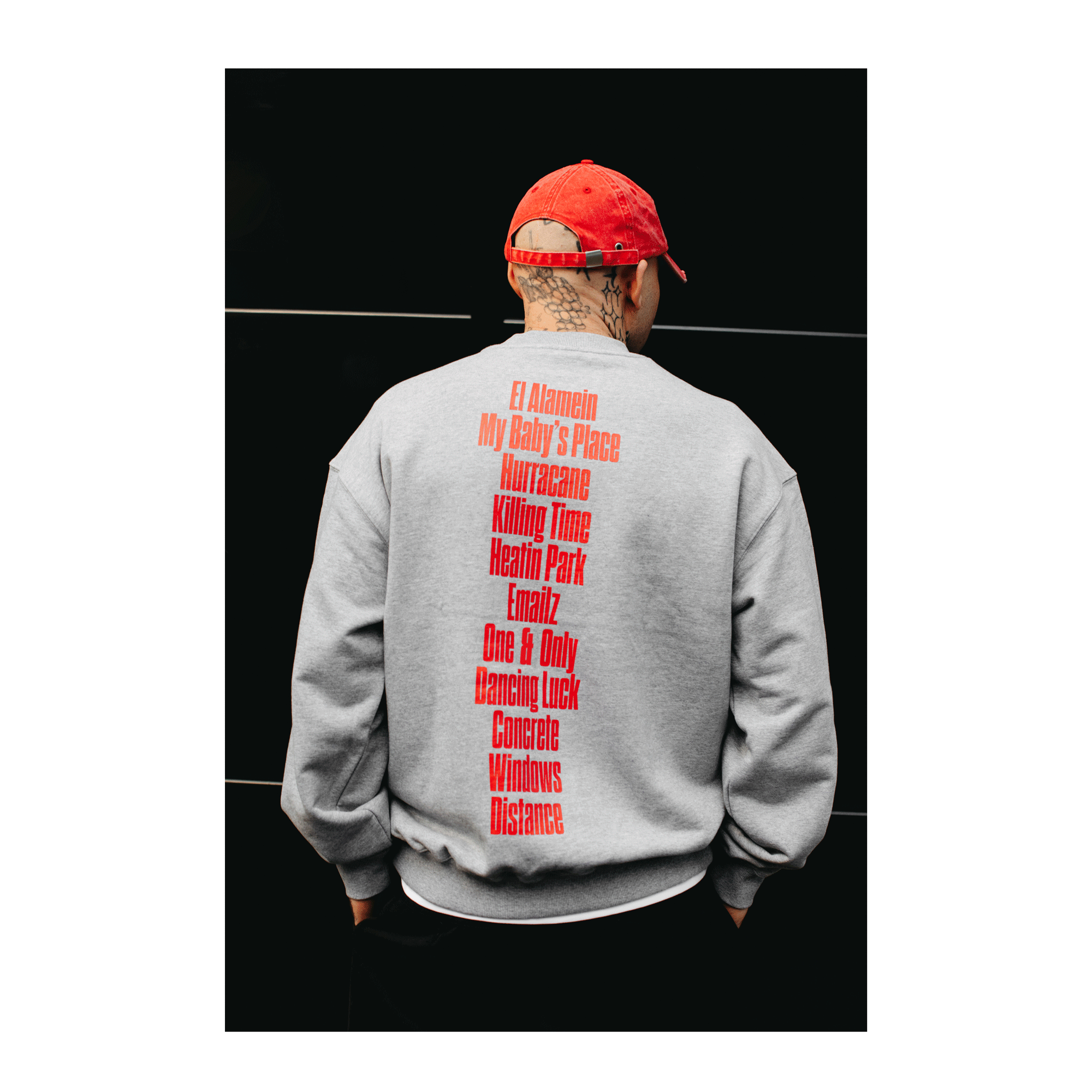 OLDE TRACKLIST CREWNECK + DIGITAL DOWNLOAD