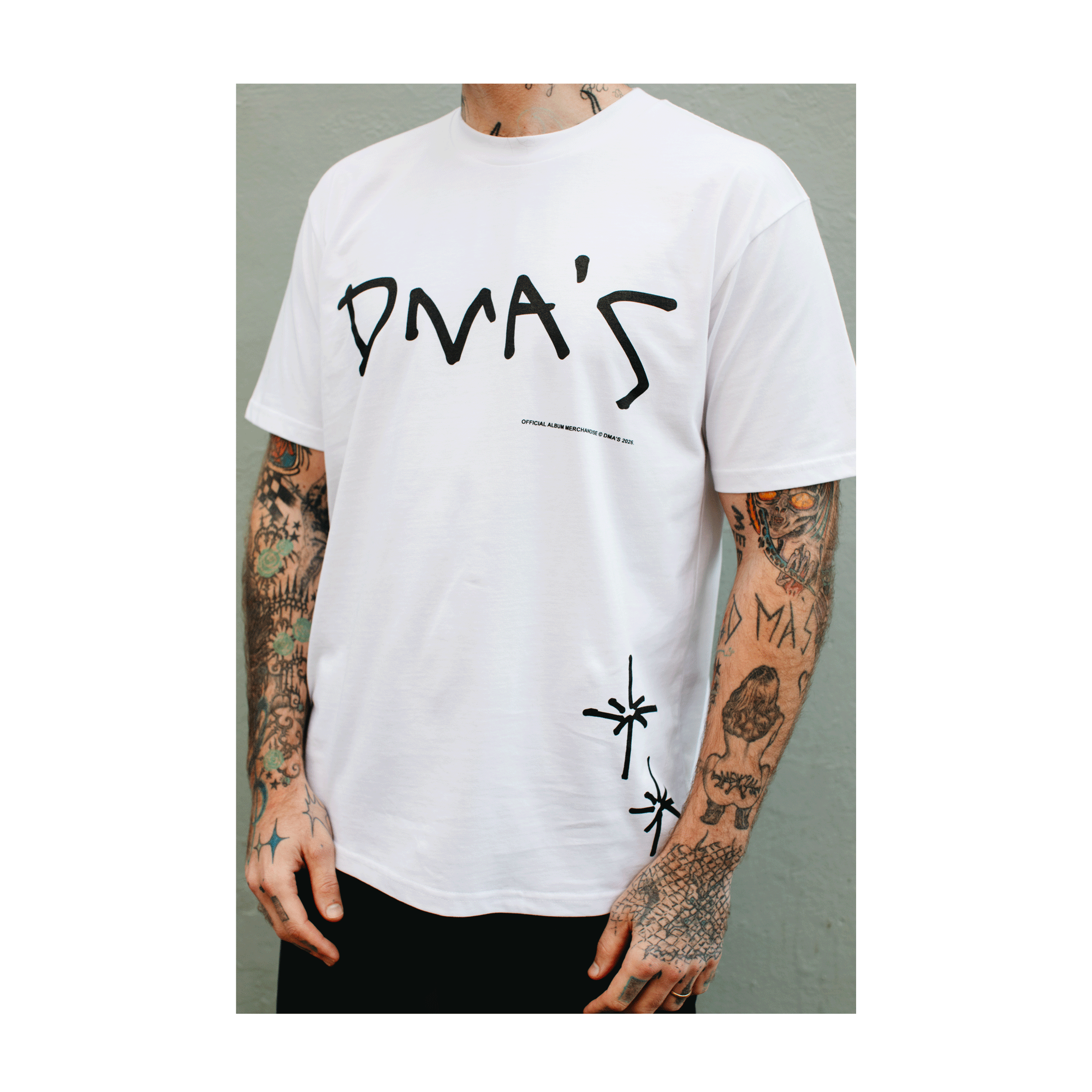 DMA'S TRACKLIST TEE + RED VINYL
