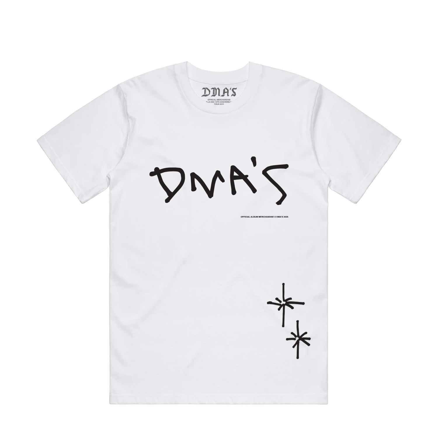 DMA'S TRACKLIST TEE + RED VINYL