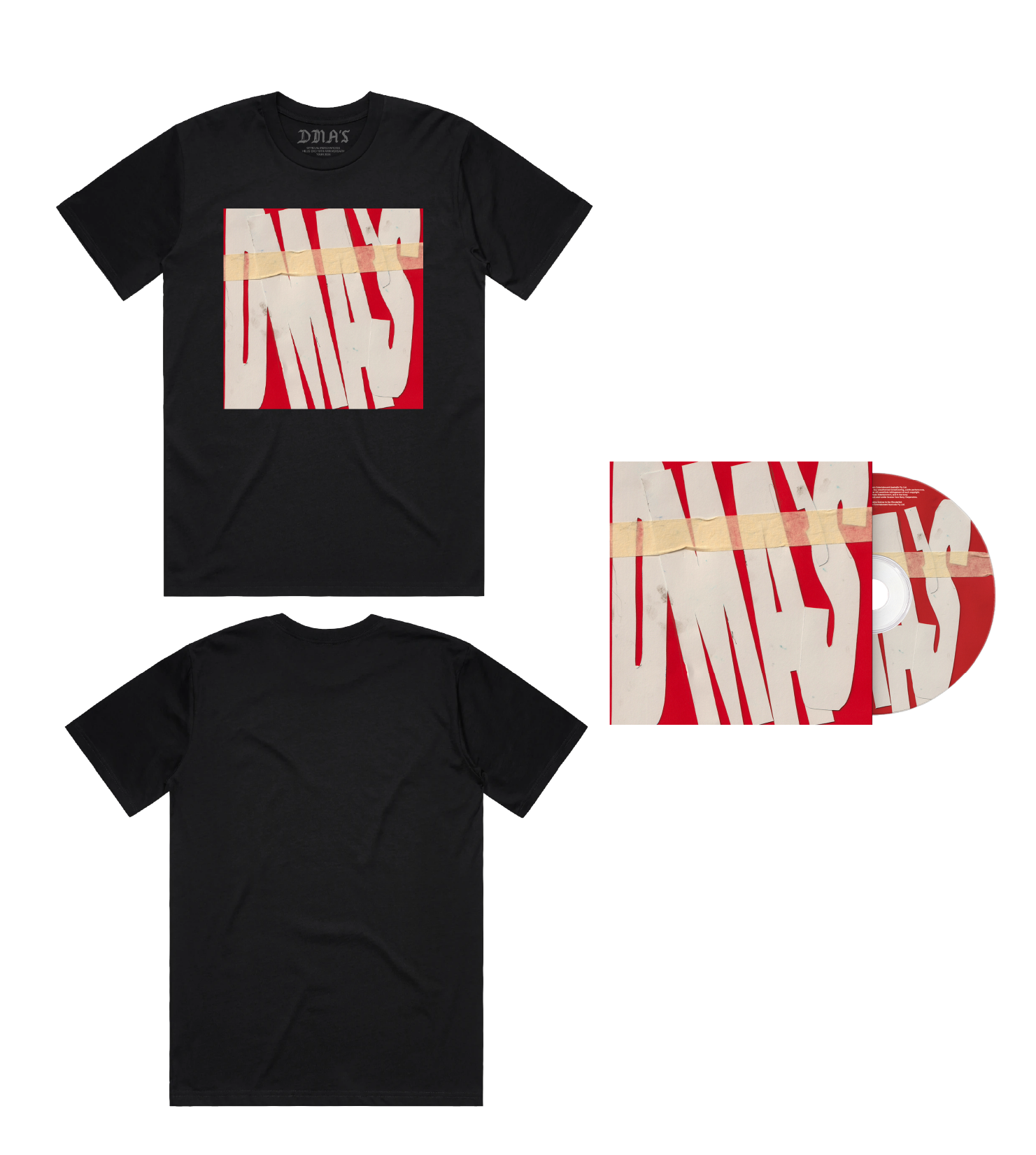 DMA'S ALBUM TEE BLACK + CD