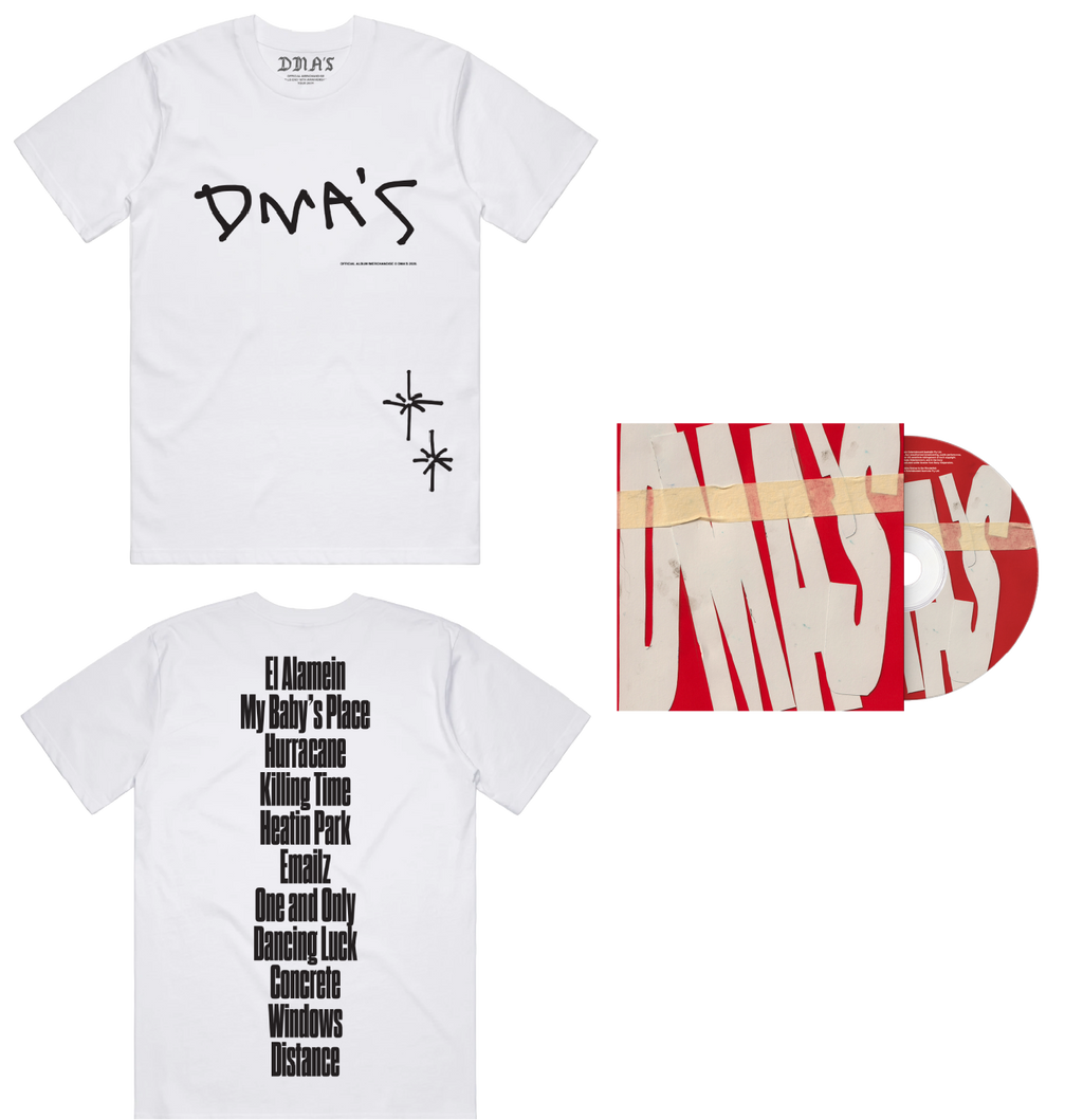 DMA'S TRACKLIST TEE + CD